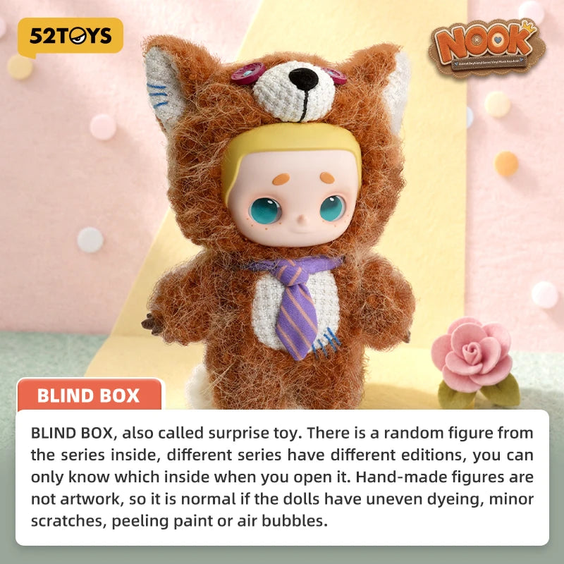 52TOYS NOOK Animal Boyfriend Series vinyl plush keychain collectible figure in a surprise blind box