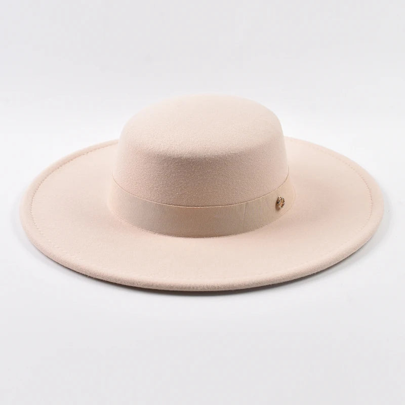 Women's French style fedora hat by HSF Marketplace, elegant winter accessory with classic brim and crown