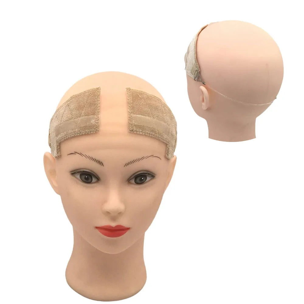 Wig Grip Headband Velvet With Silicone Headband Scarf Head Hair Band With Invisible and Adjustable Fishing Line Headband for Wig