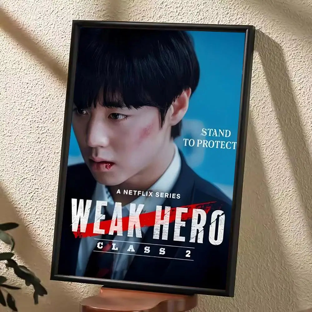 Korean TV drama Weak Hero Class wall art, featuring a modern K-culture design by HSF Marketplace