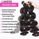 Body Wave Human Hair Bundles with Closure Frontal 5x5 6x6 HD Transparent Real Virgin Human Hair Weave 3/4 Bundles with Closure Brazilian Human Hair Bundles With Closure Body Wave Raw Virgin 3 4 Bundles With 4x4 5x5 HD Lace Cl
