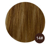 HSF Marketplace 7-piece clip-in human hair extensions, natural straight Remy hair weft, 12–26 inch lengths