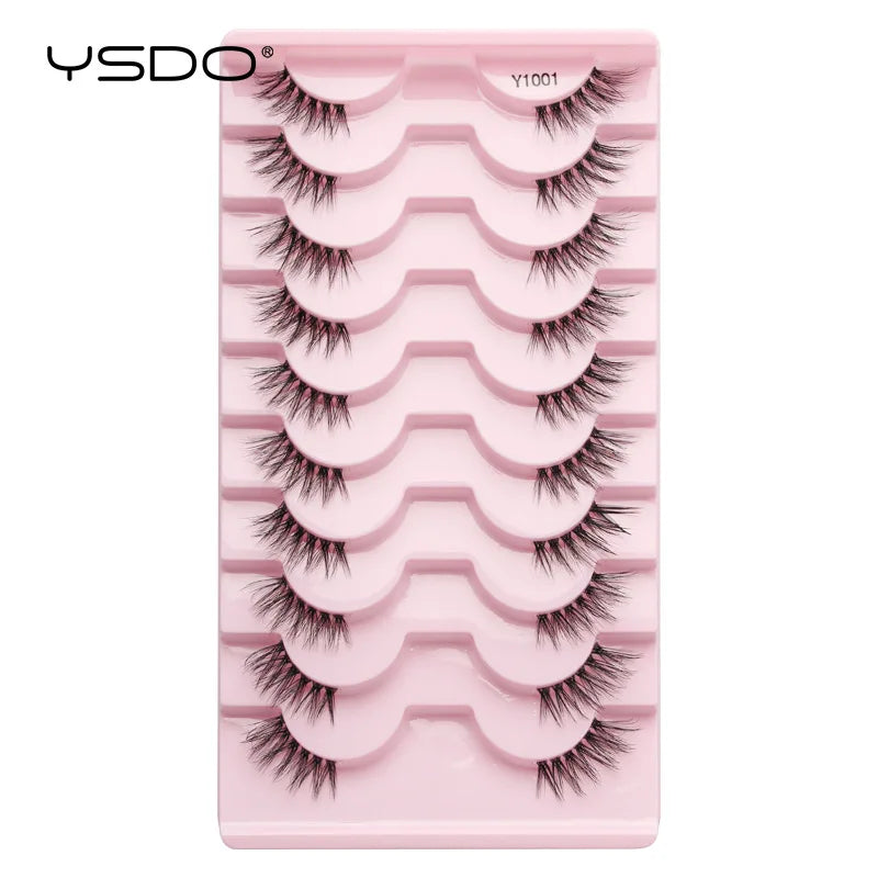 Natural half false eyelashes by HSF Marketplace, 5 or 10 pairs for effortless beauty
