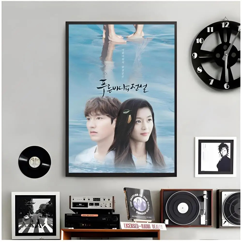 The Legend of The Blue Sea poster for modern home decor, featuring Korean drama artwork by HSF Marketplace