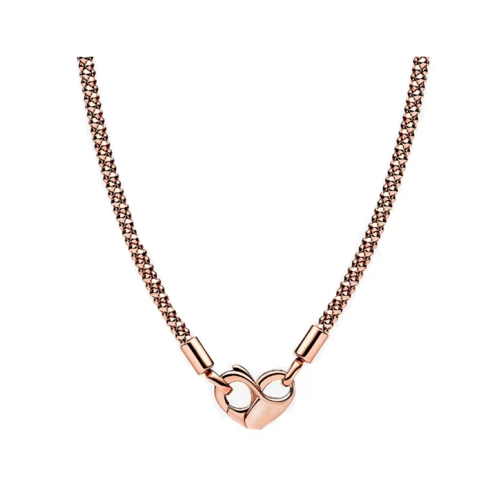 Elegant silver heart-shaped bow zircon necklace for women, fine jewelry suitable for Valentine's Day, weddings, or parties.