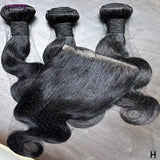 Body Wave Human Hair Bundles with Closure Frontal 5x5 6x6 HD Transparent Real Virgin Human Hair Weave 3/4 Bundles with Closure Brazilian Human Hair Bundles With Closure Body Wave Raw Virgin 3 4 Bundles With 4x4 5x5 HD Lace Cl