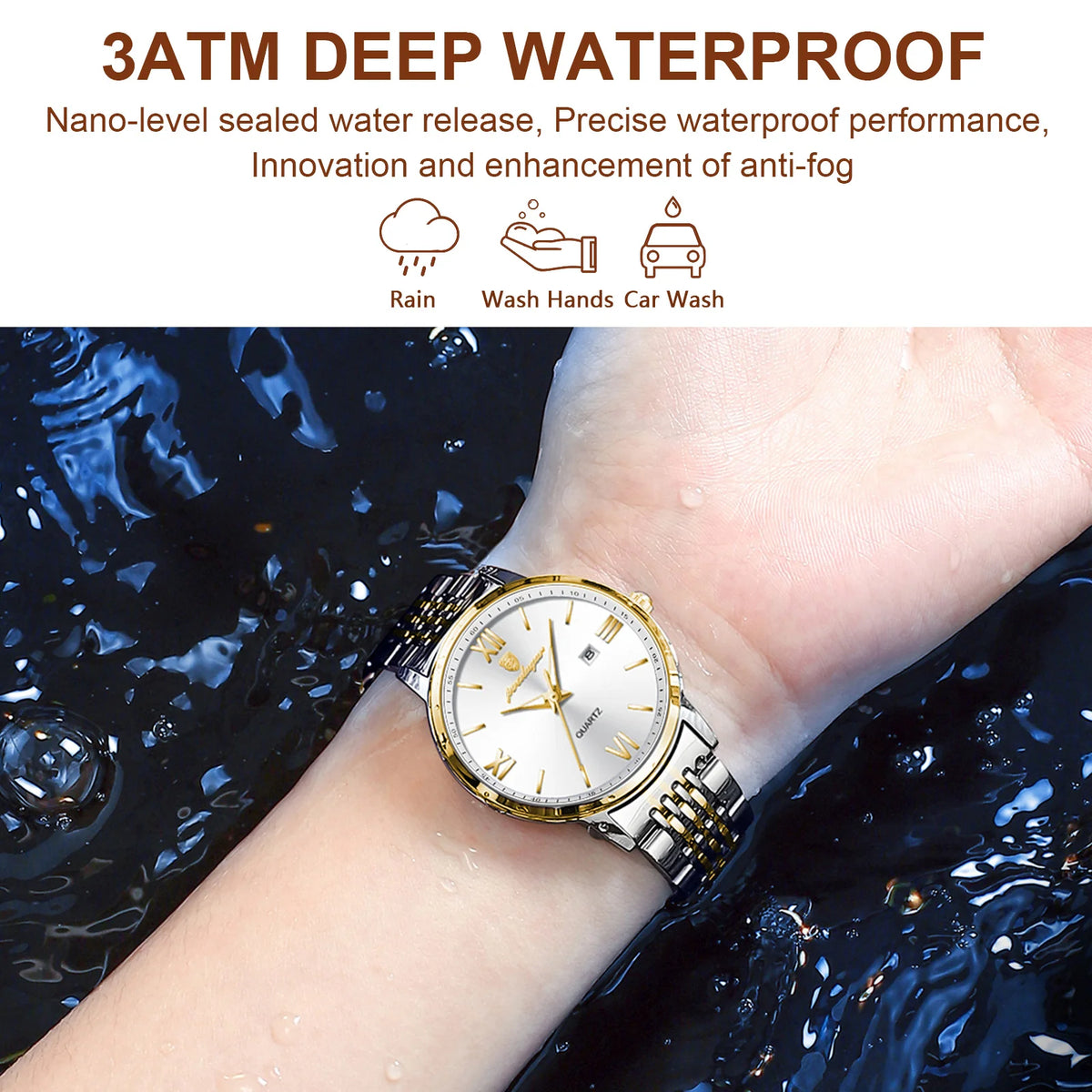 POEDAGAR Exquisite Woman Watch Waterproof Luminous Date Ladies Watch High Quality Stainless Steel Elegant Women's Quartz Watches