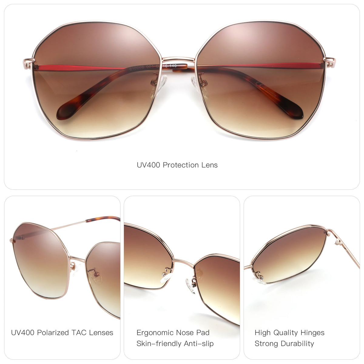 Oversized butterfly sunglasses for women with UV400 protection, trendy clear lenses, stylish driving eyewear from HSF Marketplace.
