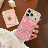 Korean magnetic bracket phone case for iPhone Pro Max models by HSF Marketplace