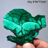 Natural Malachite Mineral Specimens Slab Slices Single-Sided Polished Quartz Crystal Healing Stone Home Decor
