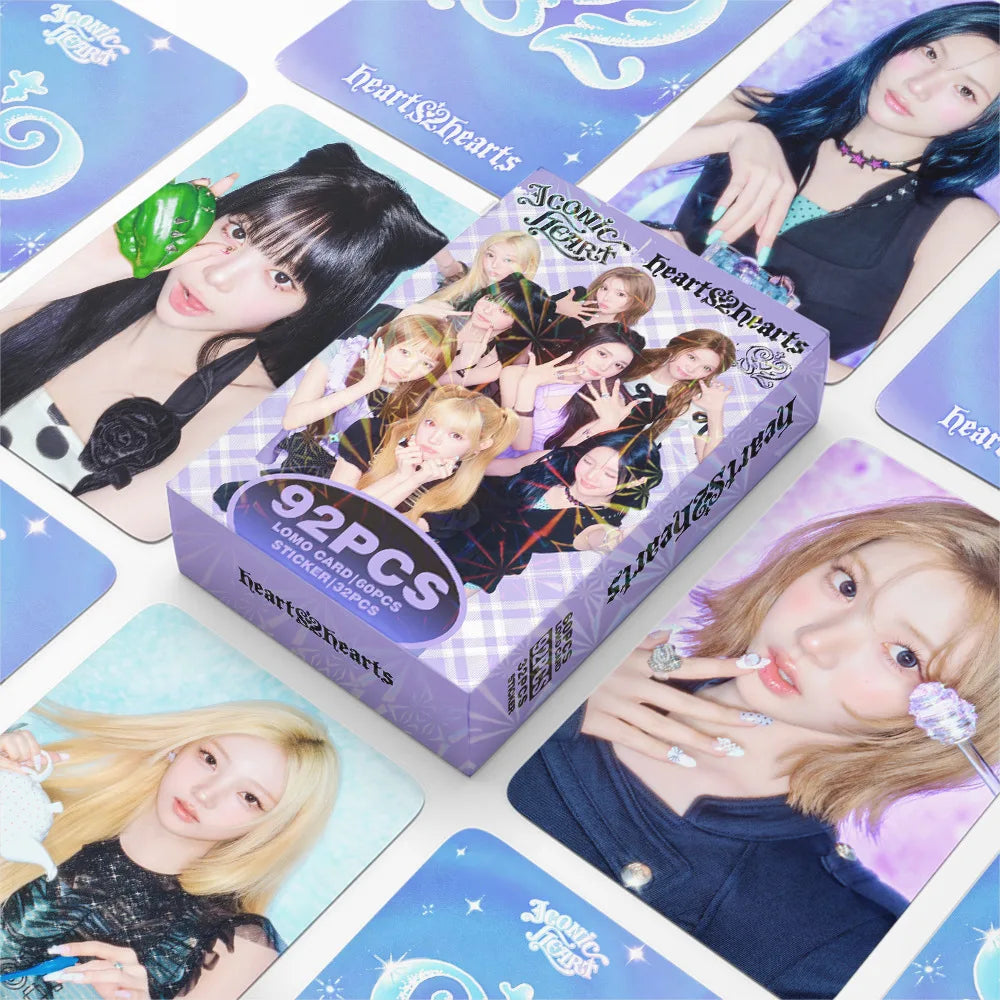 KPOP Hearts2Hearts LOMO photo cards by HSF Marketplace for fans and collectors