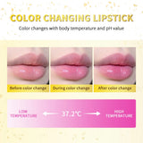 HSA Marketplace color changing lipstick with moisturizing, nourishing, and waterproof formula for plumper, vibrant lips.