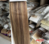 ZZHAIR Brazilian Remy human hair ribbon ponytail, 16–20 inch natural straight horsetail clip-in, 60g
