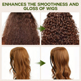 GOIPLE Wig Stand with Wig Shampoo Set for Storage, Detangling Brush and Vent Brush Suitable for Daily Use and Travel