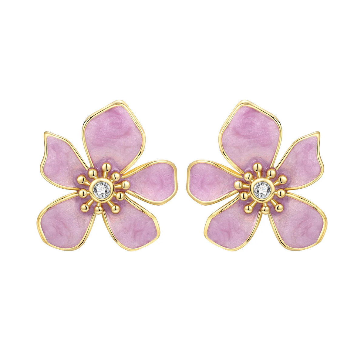 Orstarry S925 sterling silver 18k gold classic knot stud earrings for women, close-up jewelry image