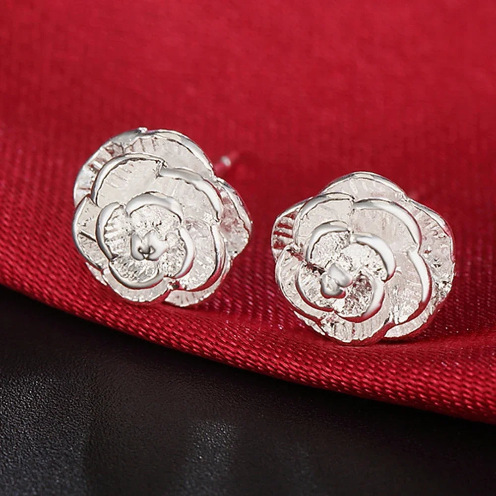 925 sterling silver hoop earrings for women, trendy and elegant HSF Marketplace jewelry