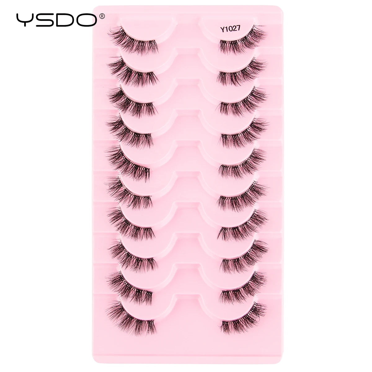 Natural half false eyelashes, 5 or 10 pairs, by HSF Marketplace
