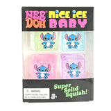 Four colorful NeeDoh Nice Ice Cube mini squishy sensory toys from HSF Marketplace, designed for stress relief and sensory fun.