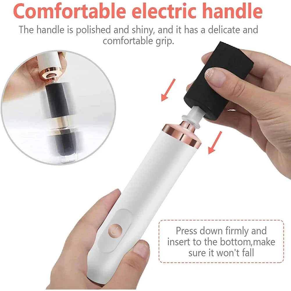 Portable USB eyelash glue shaker device by HSF Marketplace, showing compact electric tool for shaking eyelash glue and tattoo ink liquids.