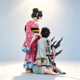 Kimetsu no Yaiba Akaza Koyuki PVC action figure, 9.06-inch anime desktop ornament statue