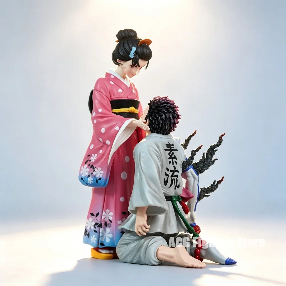 Kimetsu no Yaiba Akaza Koyuki PVC action figure, 9.06-inch anime desktop ornament statue