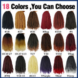 18”Marley Hair 30Strands/Pack Soft Marley Twist Braiding Hair For Senegalese Twist Crochet Braids Lightweight Cuabn Twist Hair