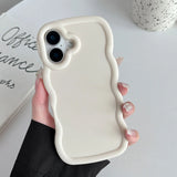 Wave pattern cartoon DIY iPhone 16 Pro Max case by HSF Marketplace