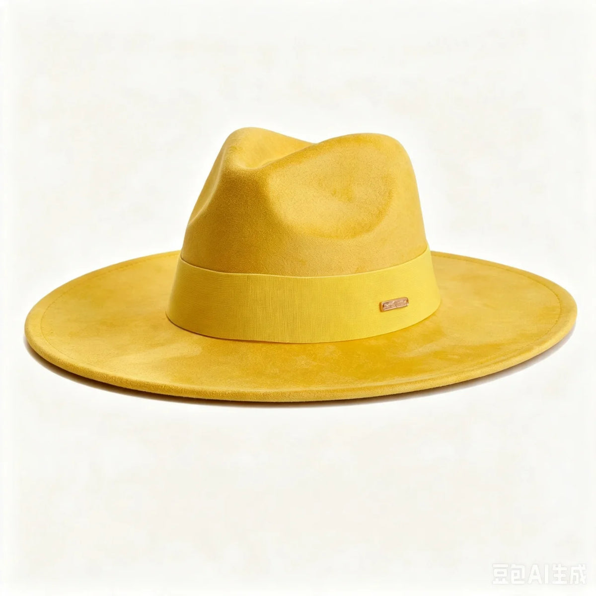 Women's wide brim suede fedora hat, classic autumn winter felt style by HSF Marketplace
