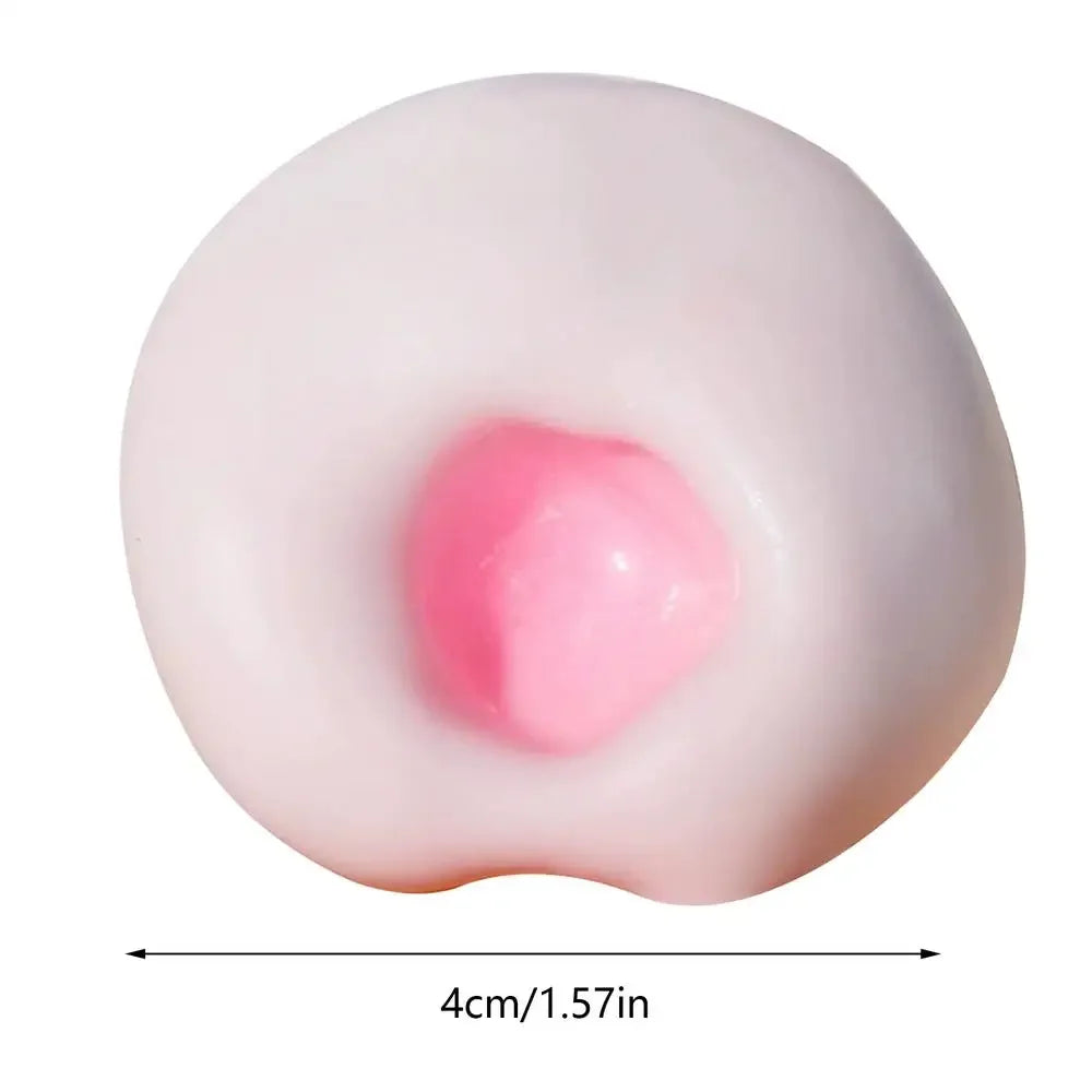 2026 new Soft Ice Skin Glutinous Rice Cake Squeeze Stress Ball, Cute Fidget Toy, Decompression Sensory Toy for Adults & Teens