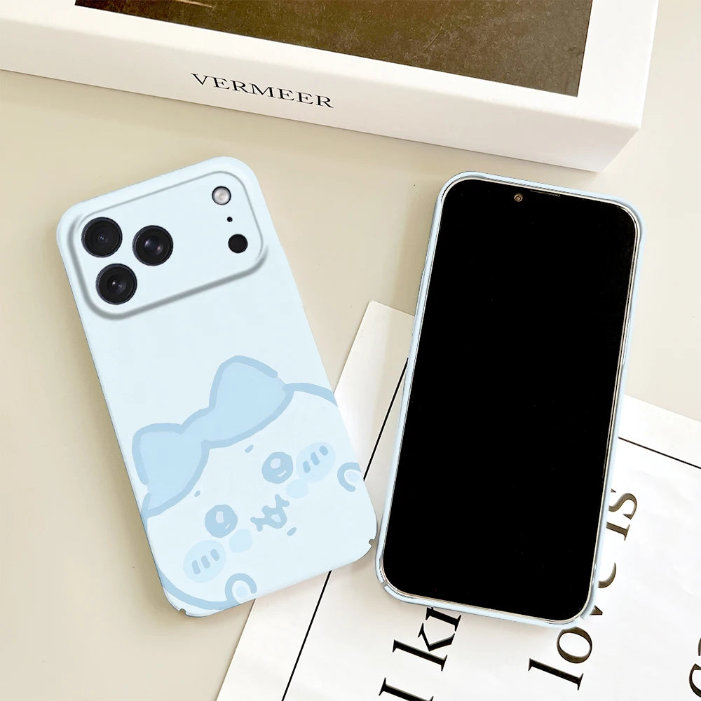 Cute cartoon C-ChiikawaS phone case for iPhone models, colorful character design by HSF Marketplace