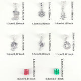 26 Pcs Christmas Decor Pendant Dreadlock Braid Hair Beads Braids Hair Rings Hippie Style Hair Accessories For Women（Christmas）