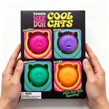 New Needoh Cool Cat Maltose Squishy Toys Slow Rise Stress Relief Ball Sensory Fidget Toys for Adult Anti-Anxiety Sensory Toys
