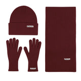 HSF Marketplace winter knit set with scarf, hat, and gloves for men and women