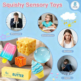 HSF Marketplace soft slow rebound squeeze toy for stress relief and fidgeting, sensory toy pear shape