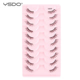 Natural half false eyelashes, 5 or 10 pairs, by HSF Marketplace for effortless beauty