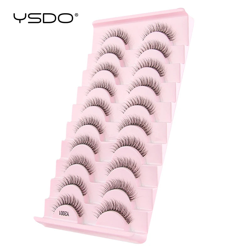 Natural full 3D false eyelashes by HSF Marketplace for cat eye looks