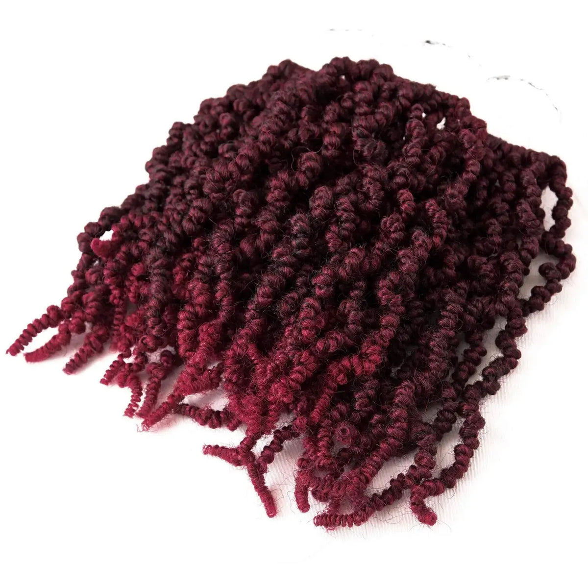10 Inch Short Curly Spring Pre-twisted Braids Synthetic Crochet Hair Extensions 15 Strands/Pack Ombre Crochet Twist Braids Hair