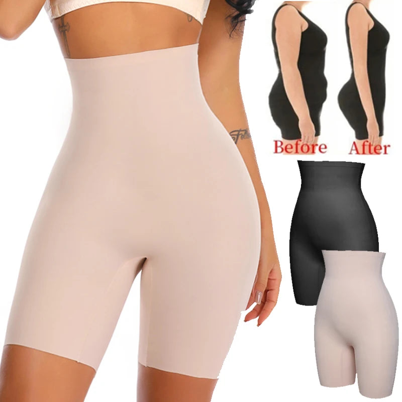 HSF Marketplace Power Shorts high-waist body shaper in lightweight, breathable cotton-blend fabric