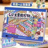 Kawaii miniature scene sticker book by HSF Marketplace with 29-piece DIY crafting stickers