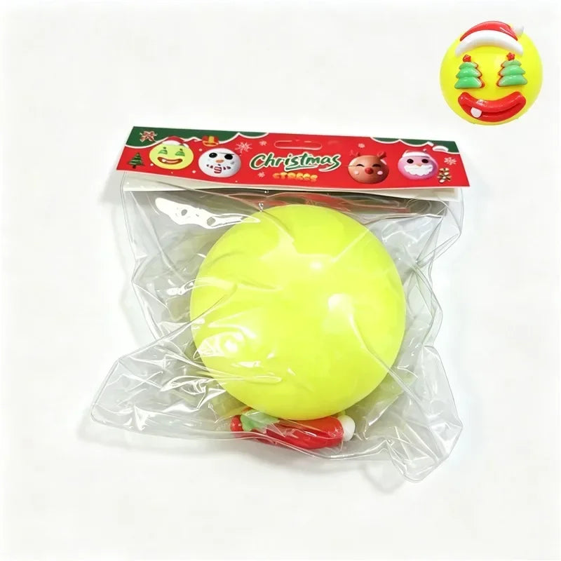 Christmas Limited Edition DIY Ugly Face Dog Squishy Squeeze Ball Slow Rebound Stress Relief Calming Sensory Toy for Adults ADHD