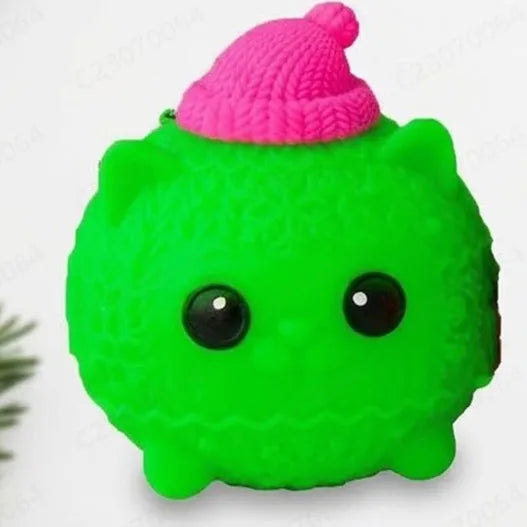 Schylling Needoh Squishmas Knittens sensory squeeze toy by HSF Marketplace, colorful and soft for tactile sensory play.
