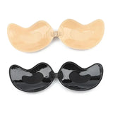 Invisible strapless adhesive stick push-up bra with seamless silicone nipple covers for women, HSF Marketplace