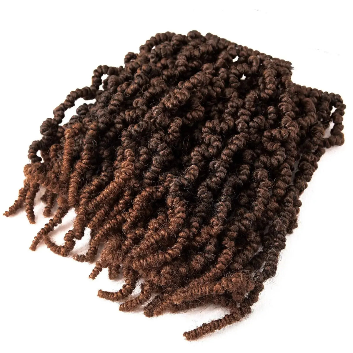 10 Inch Short Curly Spring Pre-twisted Braids Synthetic Crochet Hair Extensions 15 Strands/Pack Ombre Crochet Twist Braids Hair