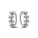 925 silver butterfly square heart-shaped earrings by HSF Marketplace, delicate women’s jewelry gift for European women