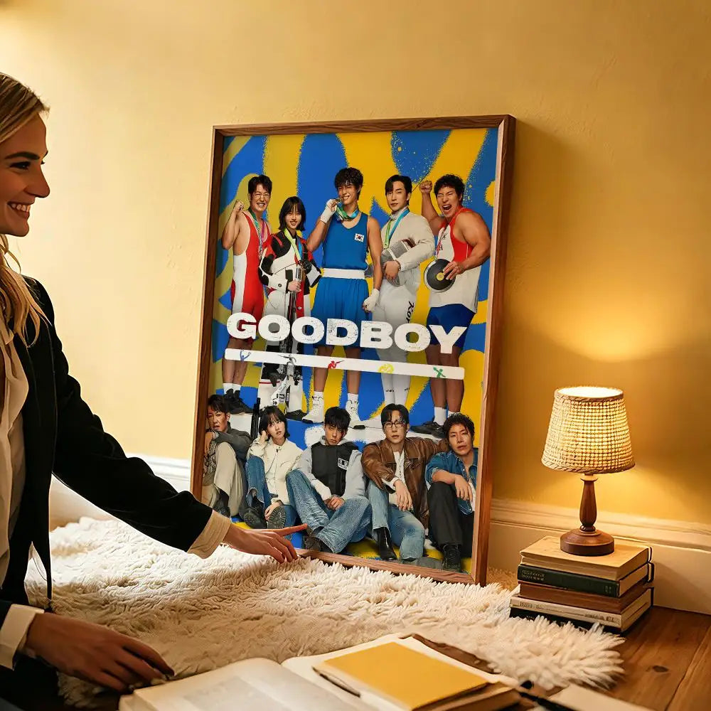 Korean drama Good Boy poster, modern wall decor featuring K-culture artwork by HSF Marketplace
