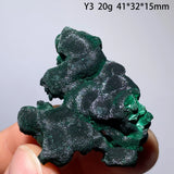 Pure Natural Velvet Malachite Specimen Fibrous Silky Malachite Crystal Cluster Raw Mineral Healing Stone Collection Home Decor