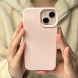 Pink minimalist soft phone case for iPhone 18 to 11 by HSF Marketplace