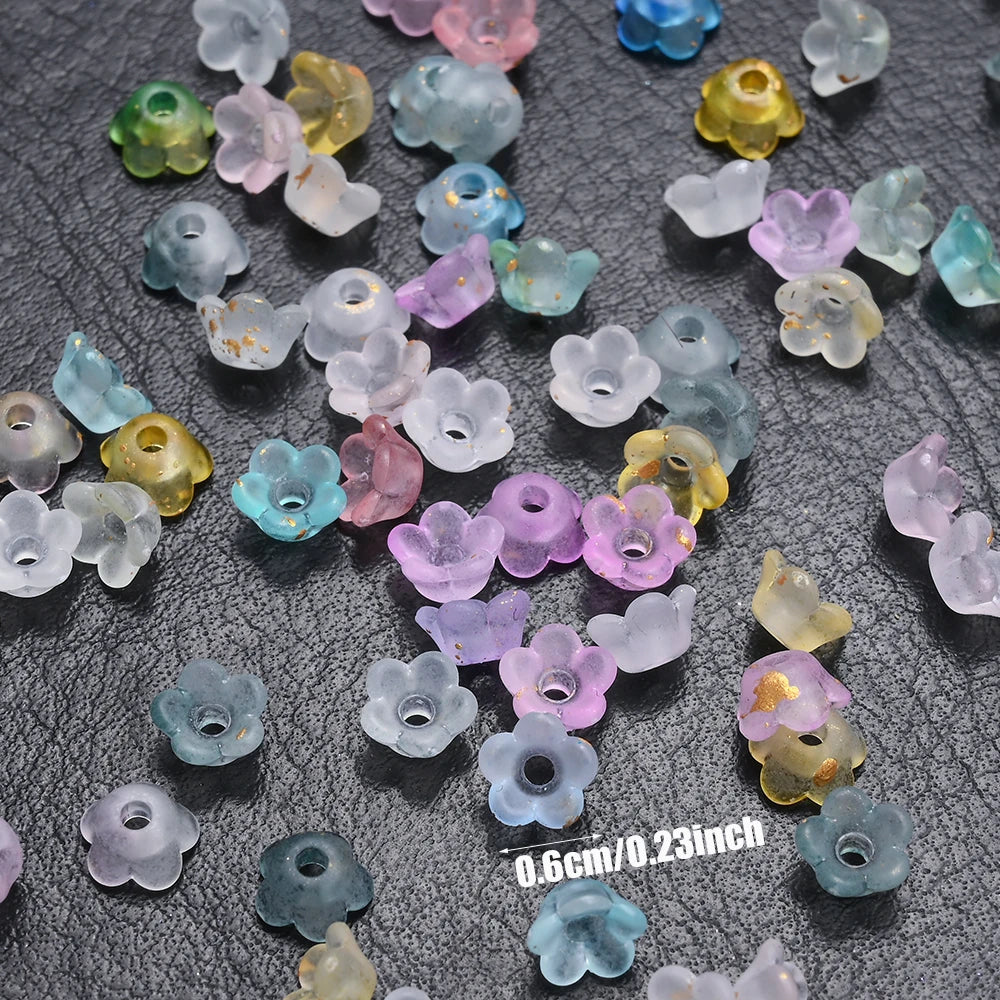Multicolor Lily of the Valley beads for DIY jewelry making, HSF Marketplace hair styling tools