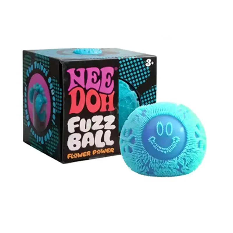 Needoh Rainbow Squishy Ball stress relief fidget toy by HSF Marketplace in colorful rainbow design