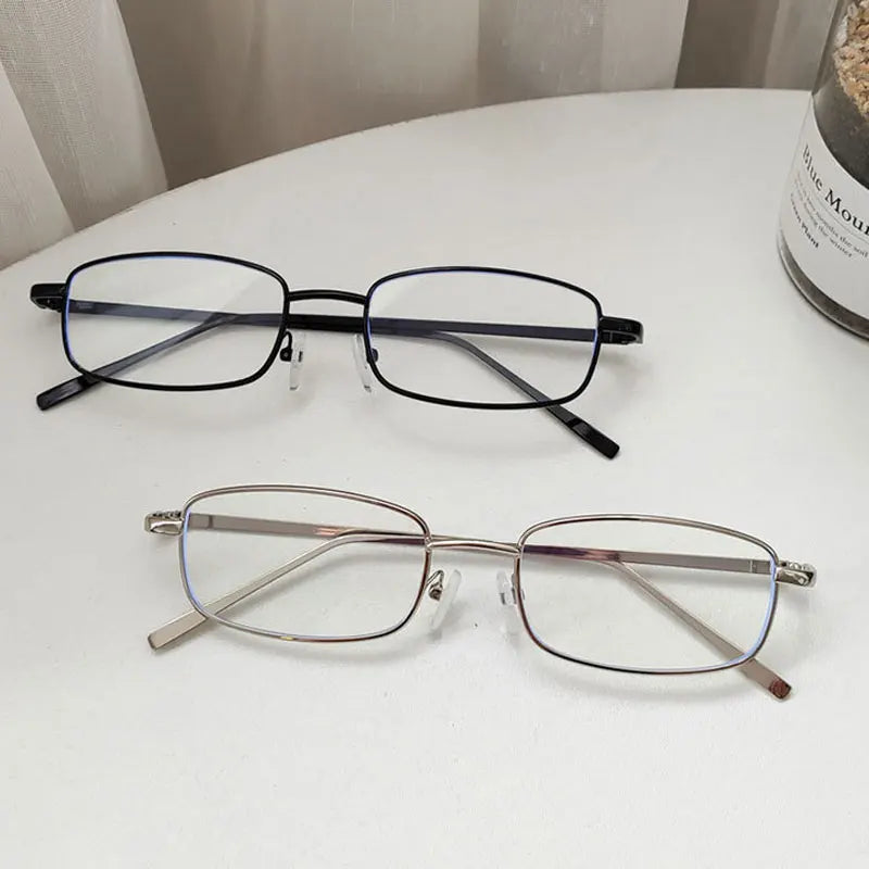 Vintage square sunglasses with metal frame for men and women, stylish driving eyewear by HSF Marketplace